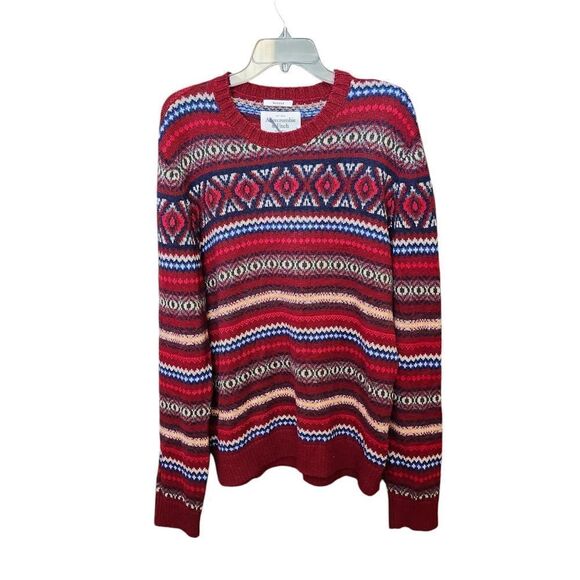 Abercrombie and Fitch muscle long sleeve crewneck sweater XXL - Picture 3 of 7